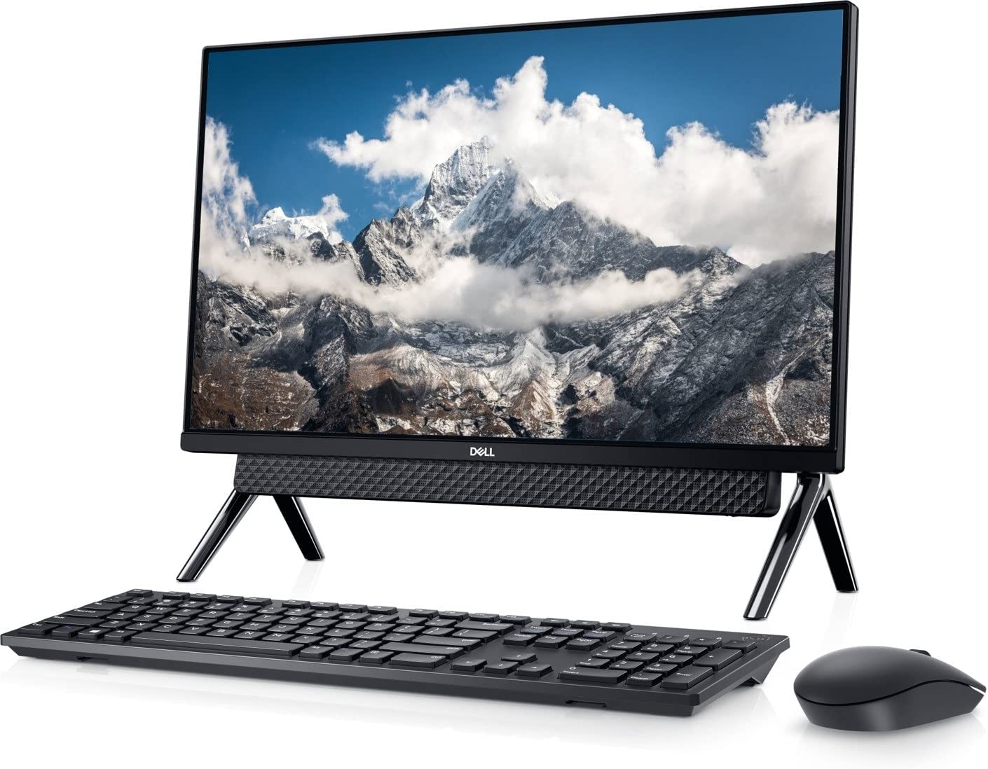 2021 Newest Dell Inspiron 5000 All in One Desktop 24" FHD Display, Intel Pentium Gold Processor 7505, 8GB DDR4 RAM, 256GB PCIe NVMe SSD, WiFi, Webcam, Wired Mouse&Keyboard