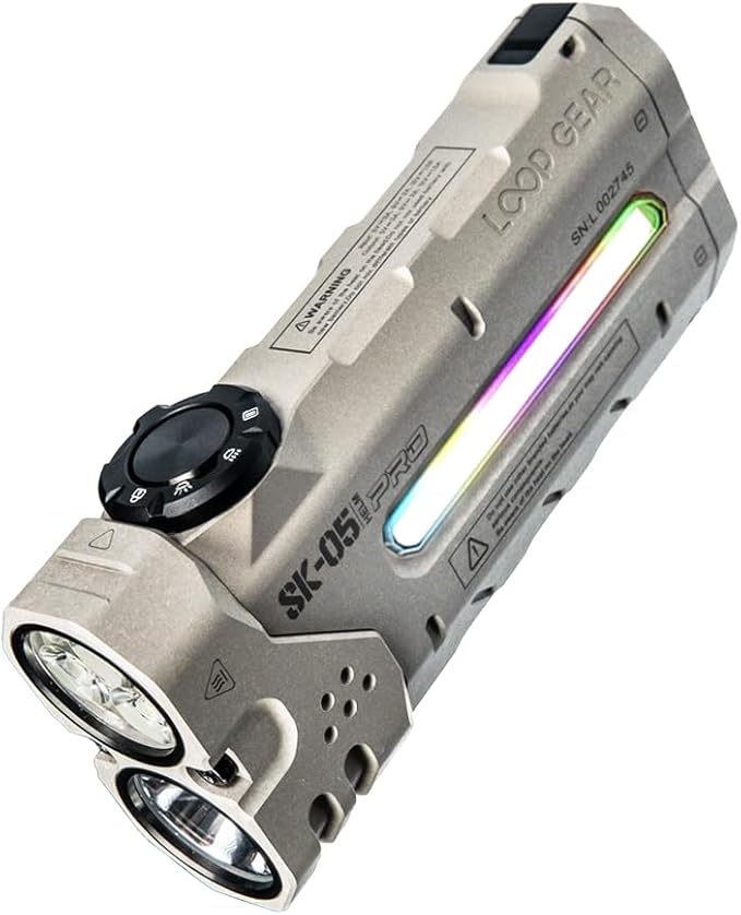 LOOP GEAR SK05PRO Mao 4360 Lumens Flat EDC Flashlight