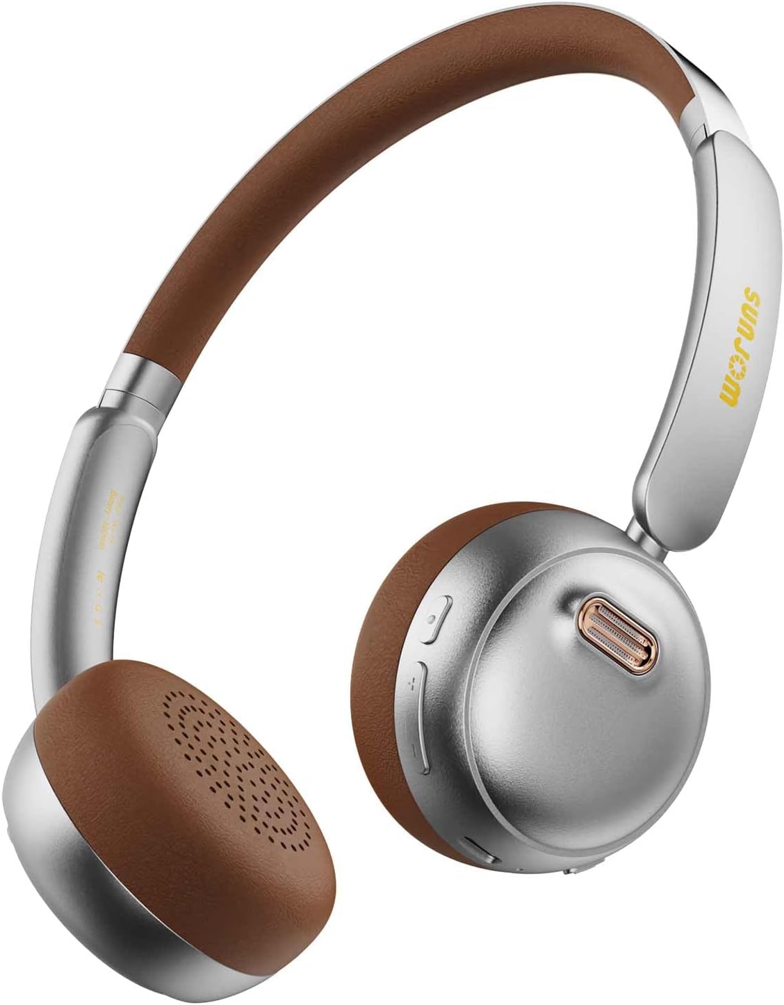 SUNJOM Sirius 70Hrs Playtime 70S 80S Style Low Latency Wireless ANC Active Noise Cancelling Reduction Retro Headphones