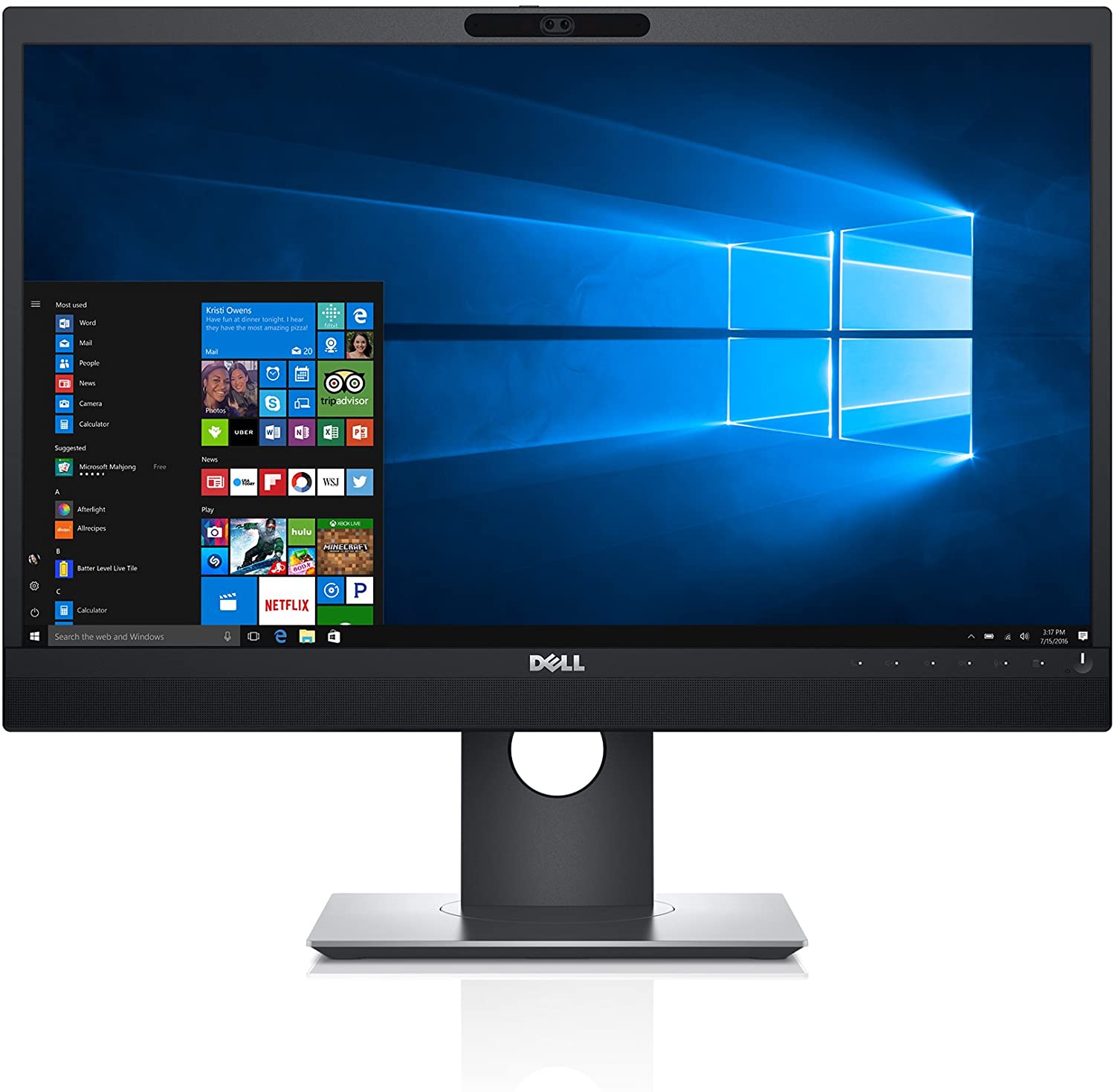 Dell P2418HZm 24" Monitor for Video Conferencing - P Series